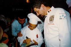 1992 Autogrammaustausch Preisverleihung